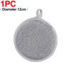 Double-side Dishwashing Sponges Silver Wire Cleaning Sponge Pot Dish Wash Sponge Oil Removal Scouring Pads for Kitchen Cleaning