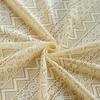 French Translucent Curtains Bohemian Style Hollow Lace Fabric Four Season Universal Living Room Decoration Drapes Vintage Tassel Fabric Curtain