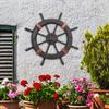 Handcrafted Nautical Steering Wheel Decor for Beach-Themed Homes