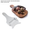 Truffle , Stainless Steel Cheese Cutter   Blade Chocolate   Truffle Grater with Wood Handle for Home   and Commercial Kitchen Us