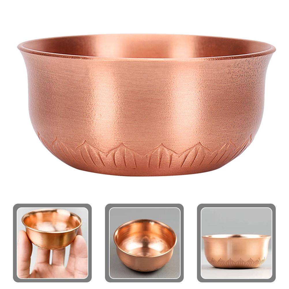 

Delicate Golden Purple Copper Offering Cup for Buddhist Worship Multi-Function Metal Cup Exquisite Tabletop Decor Home Supply China Mainland