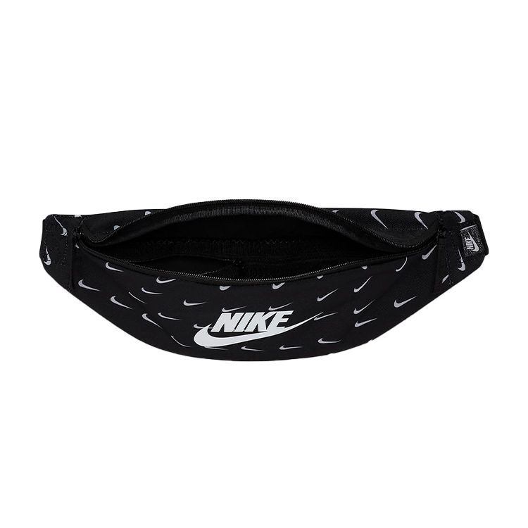 Nike All Over Logo Print Polyester Shoulder Crossbody Bag Unisex Bags Black DM2161-010