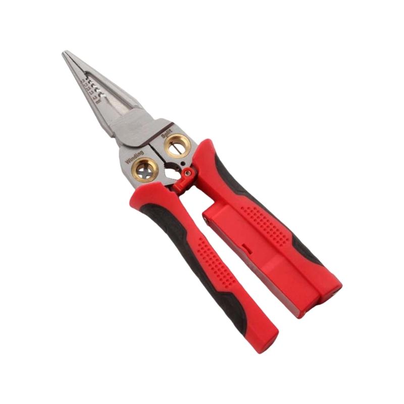 Professional Stainless Wire Stripping Tool With Ergonomic Grip 8 Functions For Electrical Work Industrial Applications