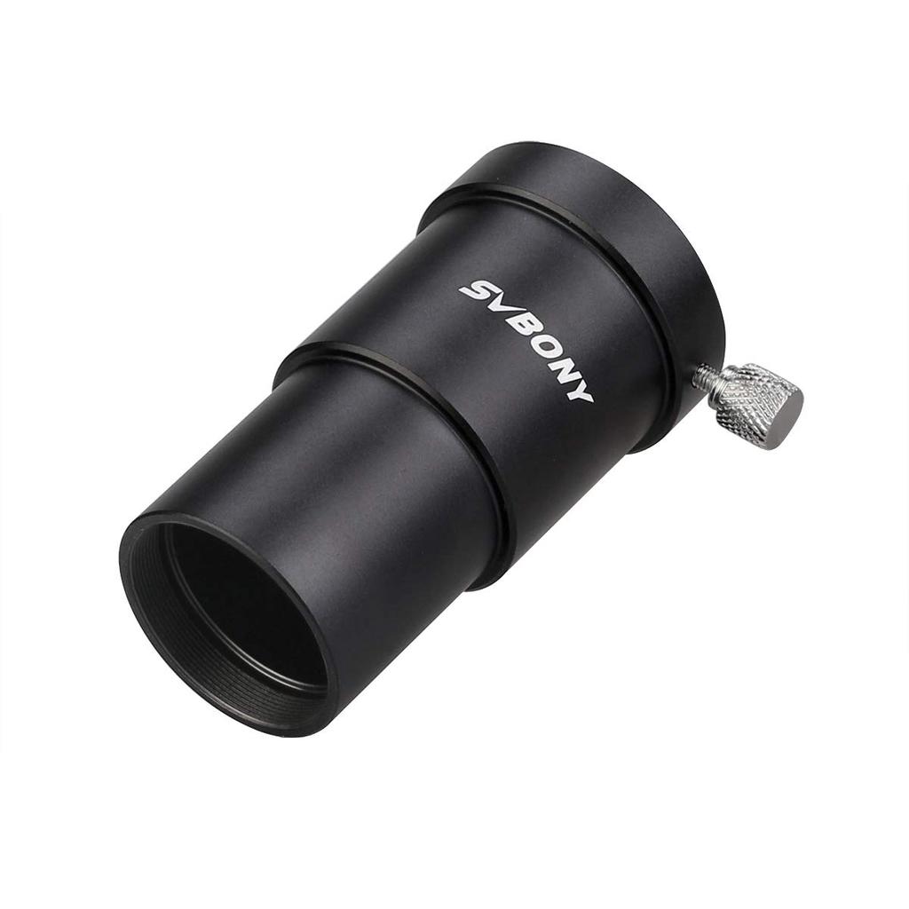 SVBONY SV157 Sleeve Extension Optical Length Total Length Telescope Extension Tube Tube, 1.25 Inch, 40mm, 70mm,