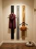 Slim oak wooden clothes hanger