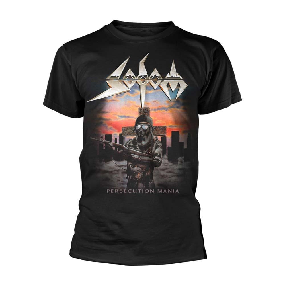 Men s Sodom Persecution Mania T-shirt X-Large Black XL