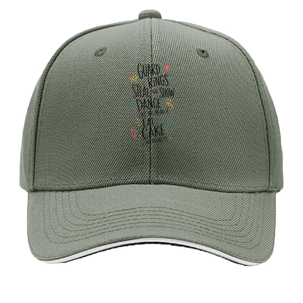 Color Guard Cake Party Quote Sandwich Baseball Cap Sun Cap Outdoor Workouts Hat
