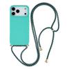 For iPhone 17 Pro Case Biodegradable Wheat Straw+TPU Eco-Friendly Phone Cover with Lanyard
