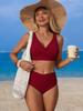 Mint Green High-Waisted Bikini: Sexy 2026 Two-Piece Swimsuit for Women