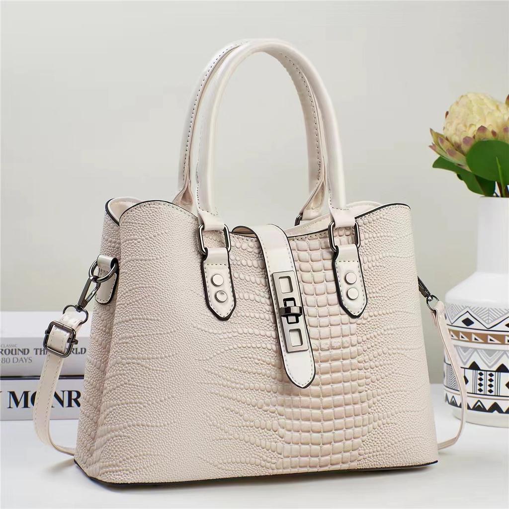 Damska Modna Torebka Crossbody ze Skóry PU Duża Torba Tote Codzienna Torba na Ramię dla Pracownic Biurowych