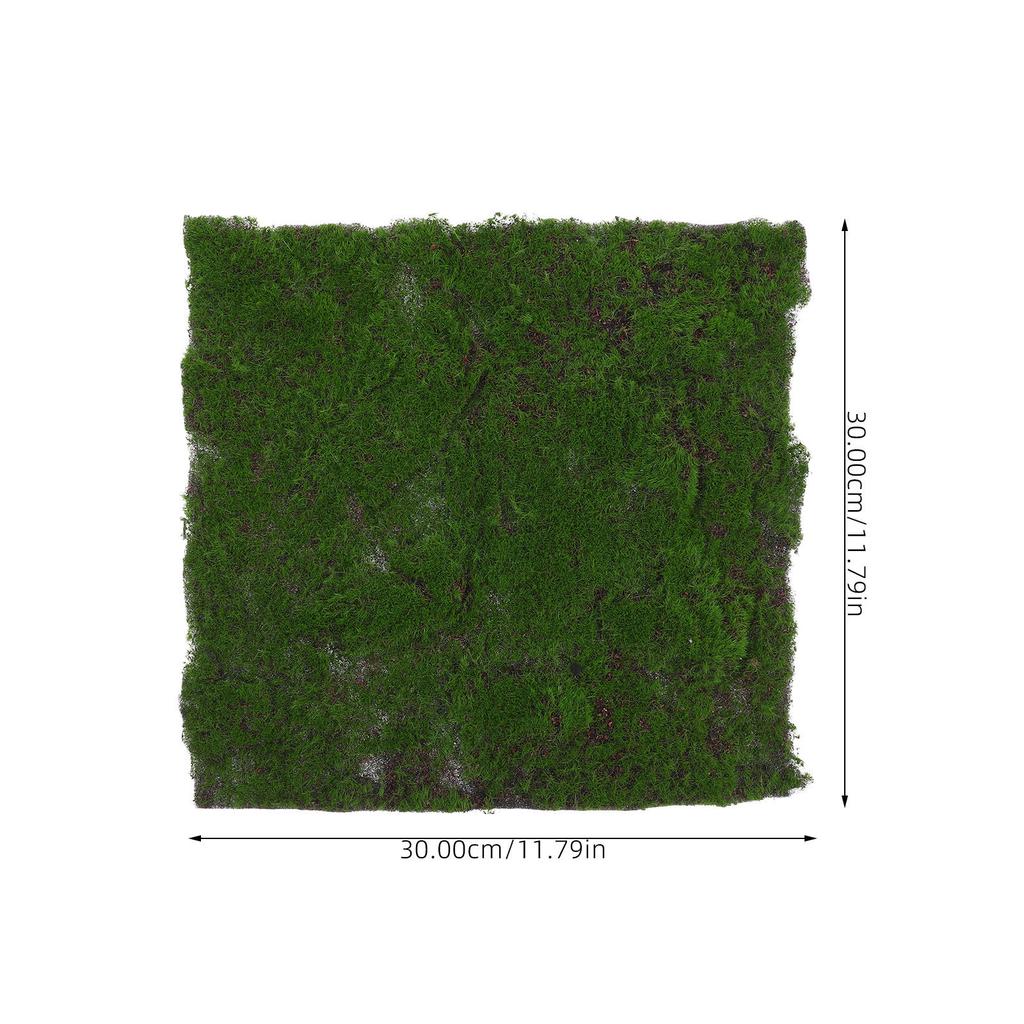 Artificial Moss Grass Realistic Decorative Panel Lightweight Flexible for Bonsai Micro Landscape Artificial Grass Wall Backdrop