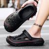 Fashion Men's designer Sandals Summer 2024 new fashion lightweight non-slip flats Garden outdoor beach flip-flops men's shoes