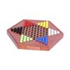 Wooden Chinese Checkers with 60 Marbles Strategy Game for Family Kids Adults XL