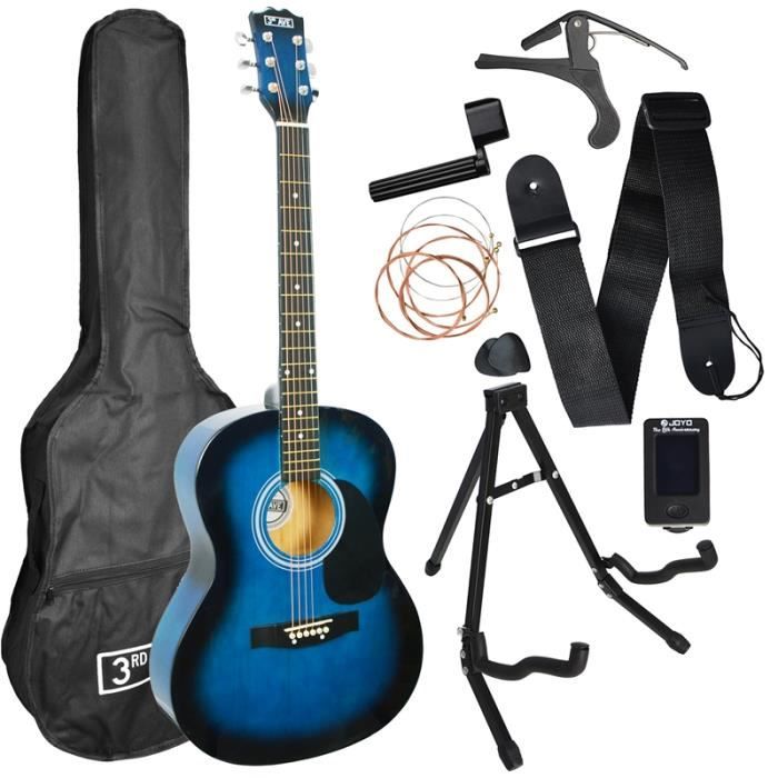 3ème Avenue Acoustic Guitar Pack Premium - Blueburst