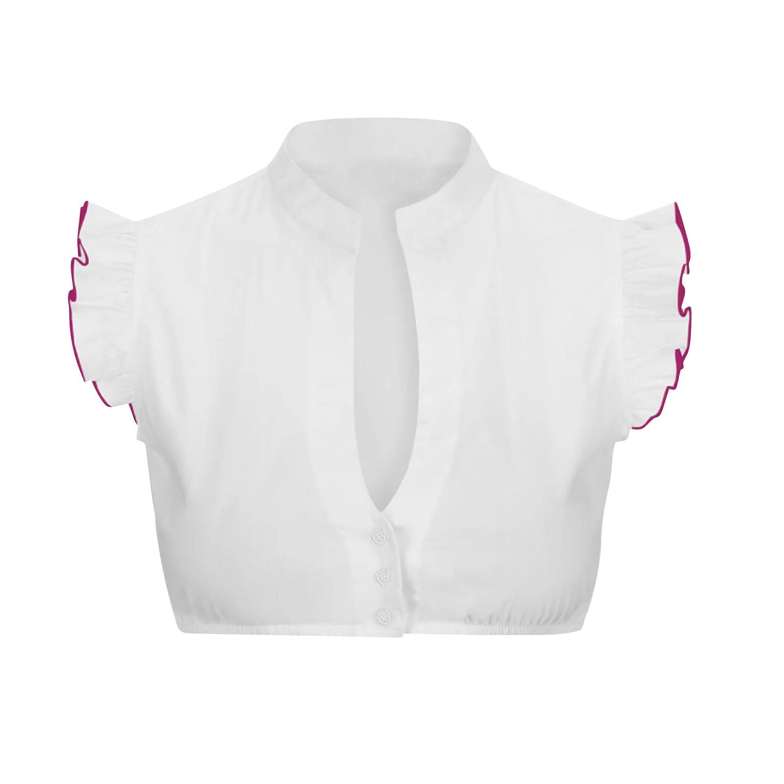 

Жіноча елегантна класична пивна сорочка зі звичайним нижнім швом M