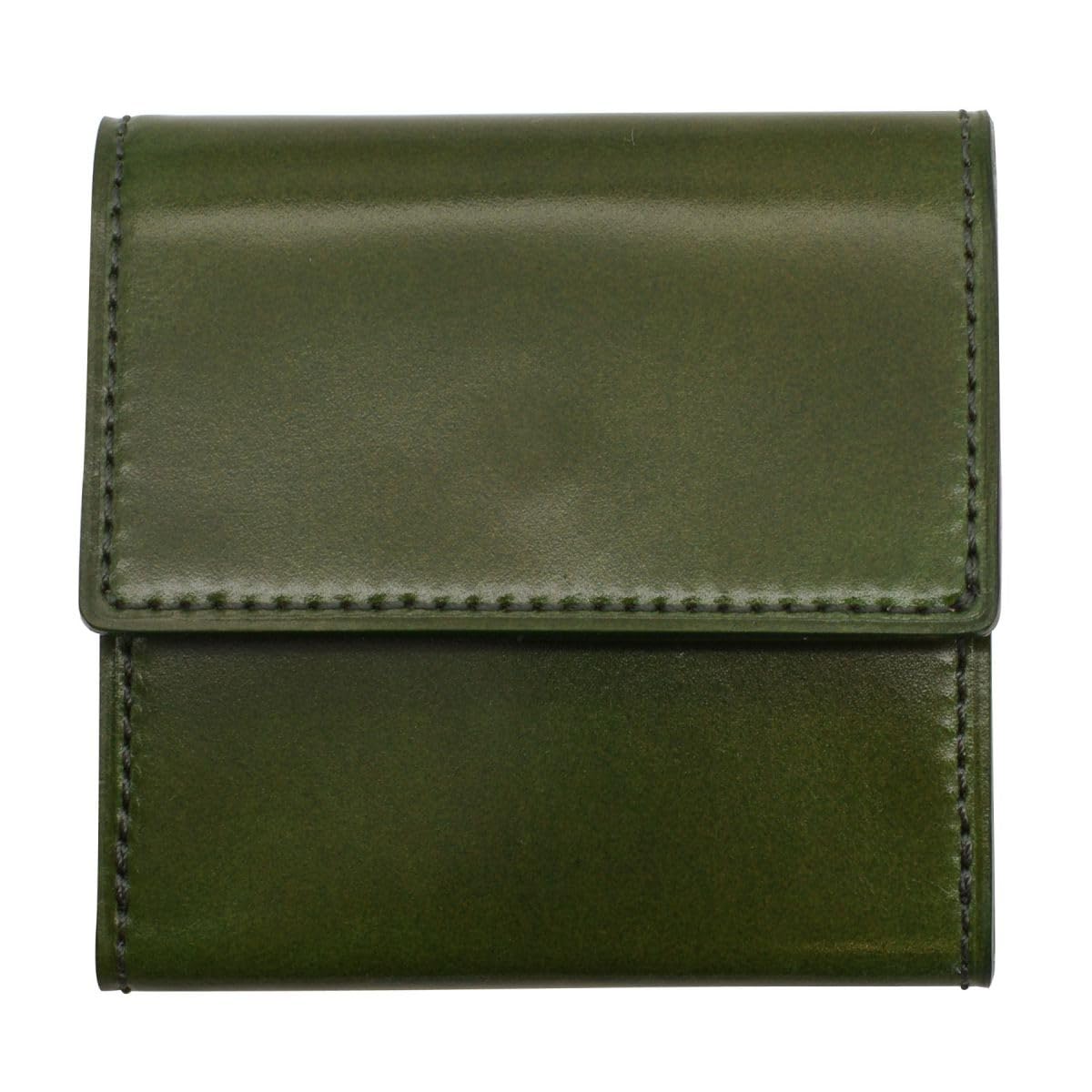 

Кошелек для монет из кордована [Зеленый оливковый] Сделано в Японии, Кожаный кошелек, Radel Ogawa 400-8