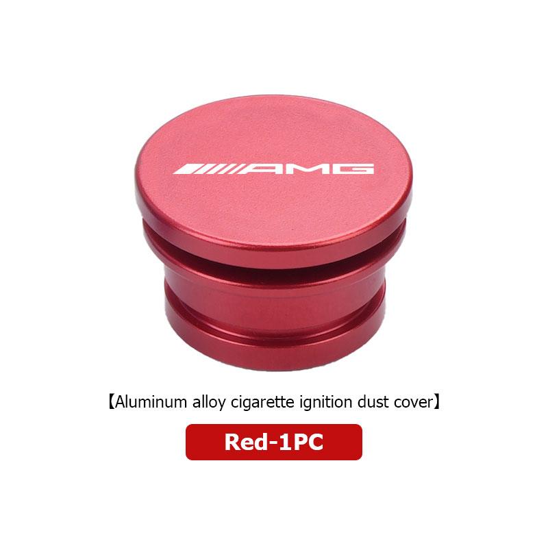 Car Sticker Car Aluminum Alloy Cigarette Lighter Cover Cap Plug Accessories For Mercedes Benz AMG A B C E G Class A180 CLK CLA G