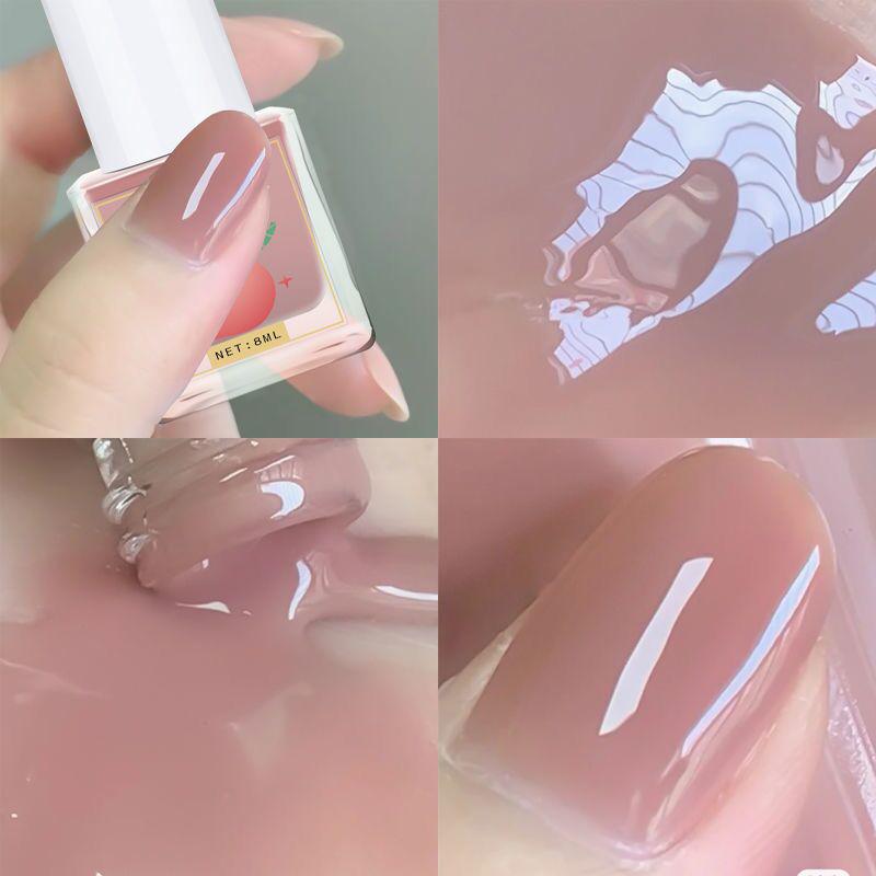 Eco-Friendly Peelable Water-Based Nude Nail Protector Polish