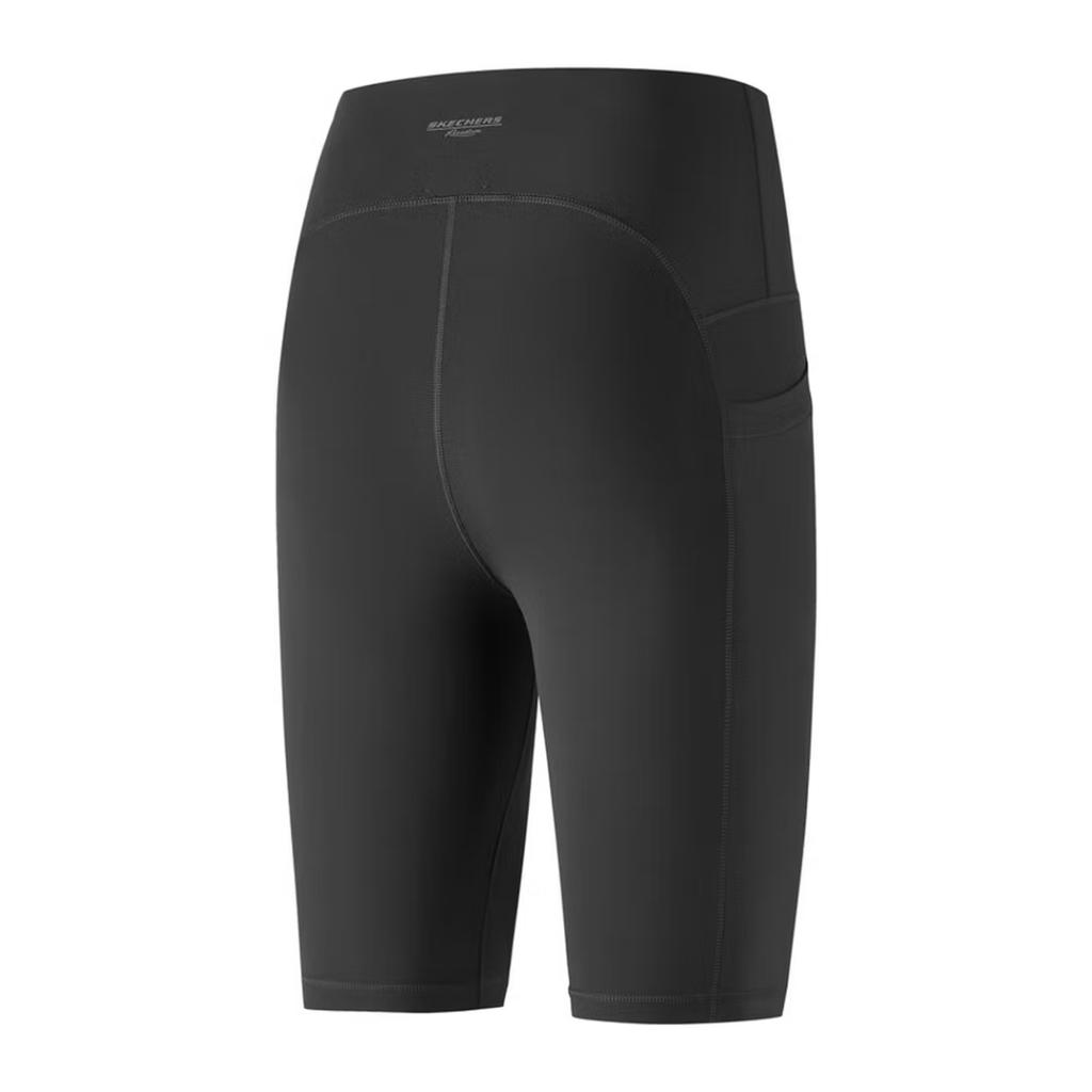 Skechers Freedom Series Knitted Slim Fit Elastic Casual Shorts Women Shorts Deep-Night-Black P225W041-03B6