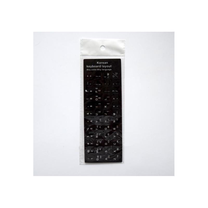 

Наклейки для набора текста на клавиатуре с корейской и английской раскладкой T-KS48B(Korean/English)