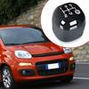 1x Car Gear Knob Stick 5 Speed Manual Handball Manual Shifter Lever Handle Replaceable Head Auto Accessories for Fiat Panda 2012