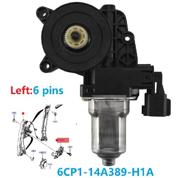 Left/Right Front Windows Glass Lifter Motor Actuator For Ford Focus 12-15 Ranger 6CP1-14A389-H1A 6CP1-14553-H1A 6CP1-14553-21A