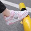 Longhong spring and autumn middle-aged and older children's boys' sports shoes natal children's leisure red tide girl board shoes