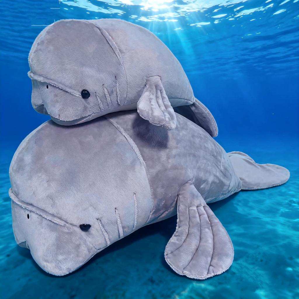 34cm50cm Kawai Morgan Der Seekuh Plüschtier Sanftes Meereswesen Geschenk Kinder Meeresleben Liebhaber Kuschelige Seekuh Weihnachtsgeschenk