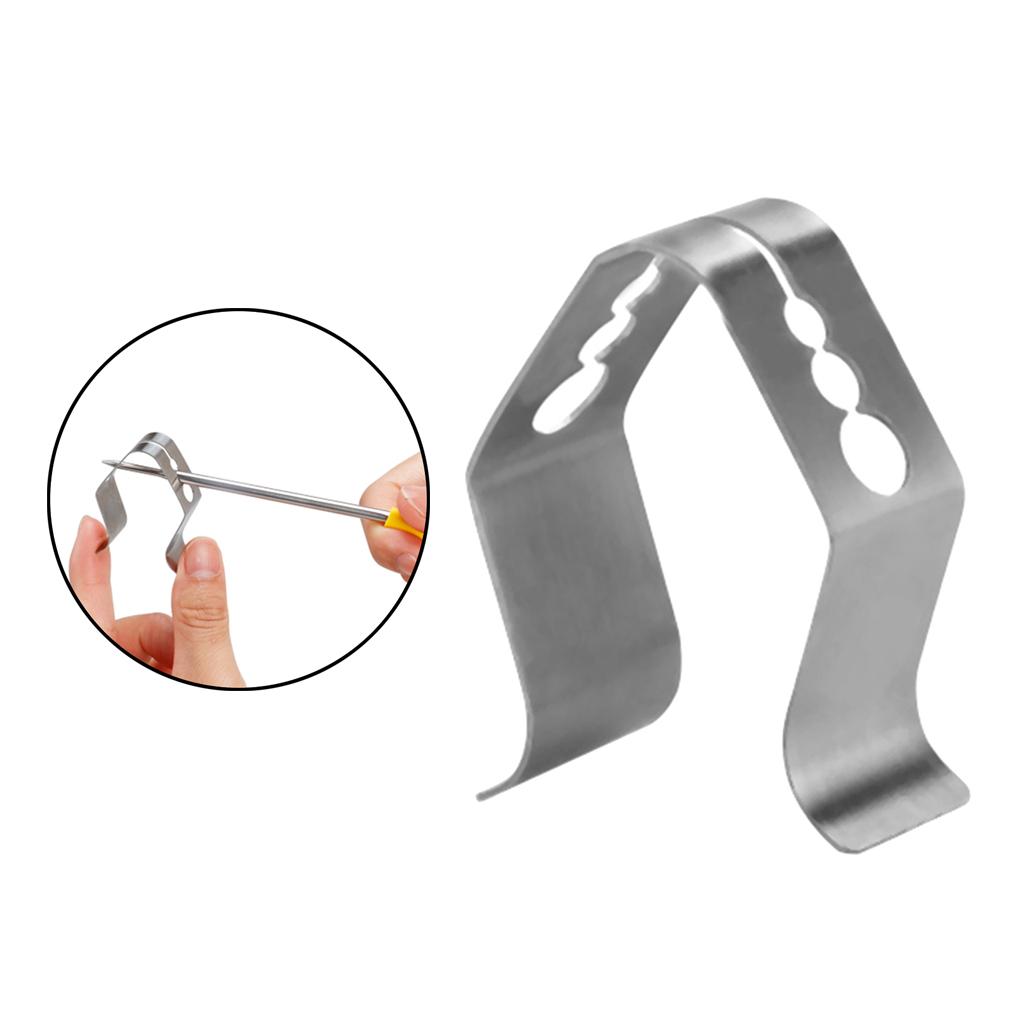 Barbeque Probe Clip Holder Anti Rust Scald Smoke