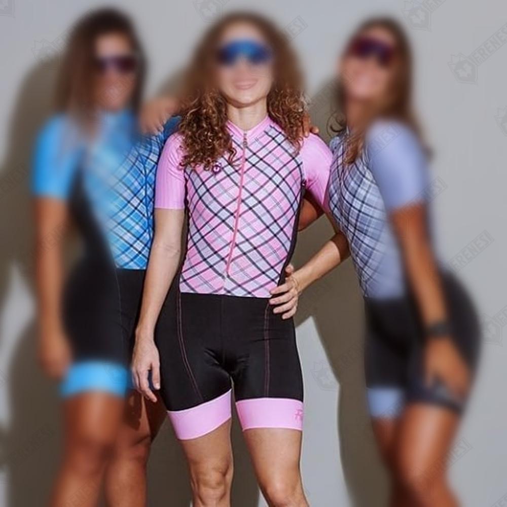 

FRENESI Cycling Bodysuit – Short Sleeve Triathlon Suit for Summer Swimming & Running S