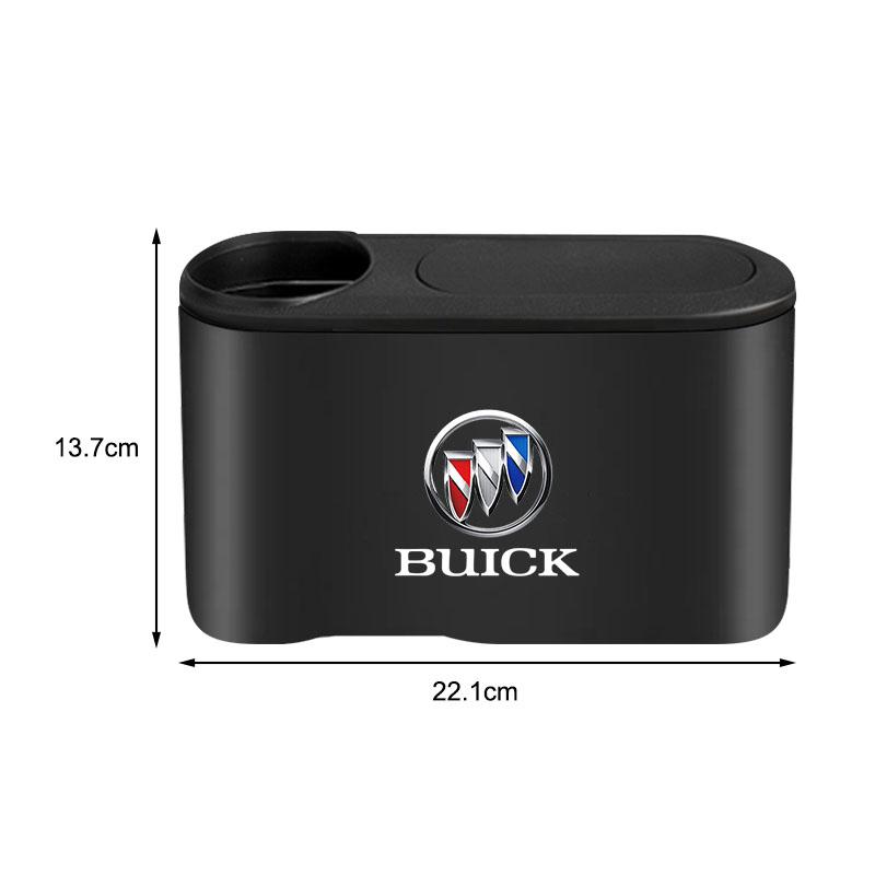 Mülleimer Auto Emblem Mülltonne Behälter Aufbewahrung Auto Zubehör für Buick Envision GS GL6 GL8 Avenir Riviera Lesabre Velite Verano