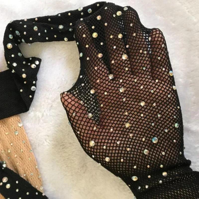 Fashion Shiny Fishnet Tights Pantyhose Glitter Small Mesh Thin Pantyhose For Women Summer Sexy Garter Belt Stocking Suspender