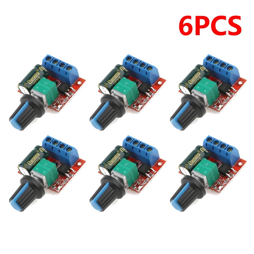 10-1PCS 5A 90W PWM 12V DC Motor Speed Controller Module DC-DC 4.5-35V Low Voltage Motor Speed Controller Adjustable Drive Module
