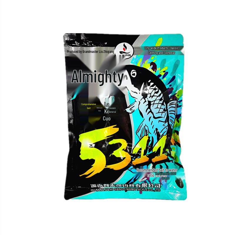 5311 All-Purpose Fish & Fragrant Bait 500g - Ideal for Reservoir Fishing, Crucian Carp & Carp, Includes 36 Bags