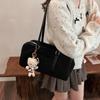Fashion and Leisure Large-capacity Tote Bag Women's 2025 Winter New Simple Shoulder Bag Texture Foreign Underarm Bag