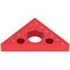 Aluminum Alloy Triangular Ruler Thicken Height Ruler DIY Woodworking Measuring Tool