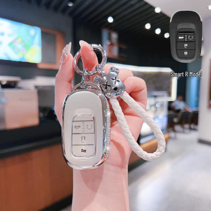Compatible Key Case for CRV, 11th Gen Accord, Civic, XR-V, Odyssey, Xingge - Men's Shell Buckle Bag