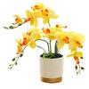 1 Pc Artificial Flower Decoration Gold-bottomed Office