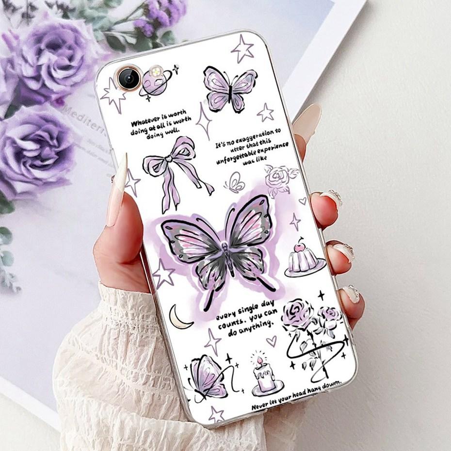 New Design Phone Case For Vivo Y71 Y71i Y71A Clear TPU Back Cover For Vivo 1724 1801 1801i Y71 Y 71i 4G Soft Silicone Cases