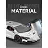 Electroplated 1/24 Lamborghini 770 Supercar Alloy Model Ornaments Toys Diecast Miniature Voiture Children Boy Gift Birthday