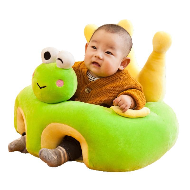 Plyšové sedátko pro miminko: Pohovka proti převrácení a pádu pro učení se sedět