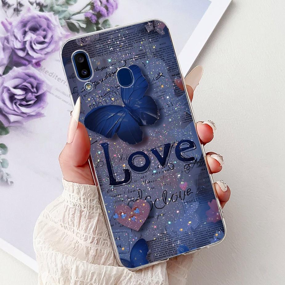 For Samsung Galaxy A10 A20 A30 Case A105F A205F A305F Cute Fashion Painted Cover Soft Silicone Case For Samsung A20 A 10 30 Bags