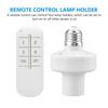 Wireless Remote Control E27 Light Socket Lamp Holder 20M Range For LED Bulbs Lamp Socket Wireless Light Switch Kit AC180-250V