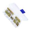 110pc Headed Dowel Screw Double Threaded Double Ended Screw Threaded Wood Screw  Indoor Use