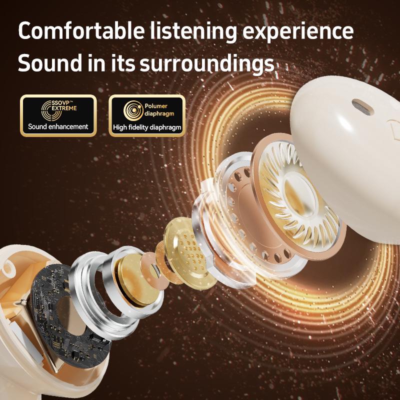 2024 M88 True Wireless Noise-Cancelling In-Ear Earphones with Ultra-Long Battery Life