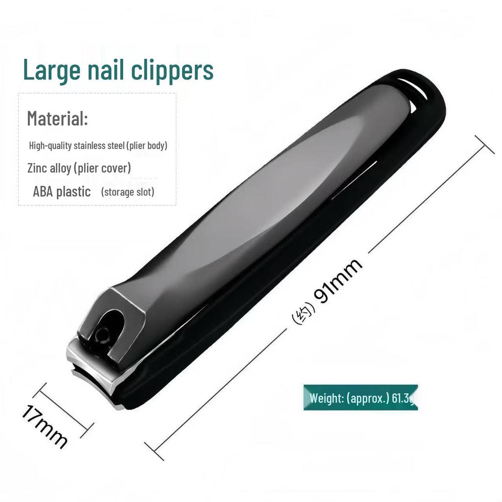 Large Stainless Steel Nail Clippers & Scissors Set