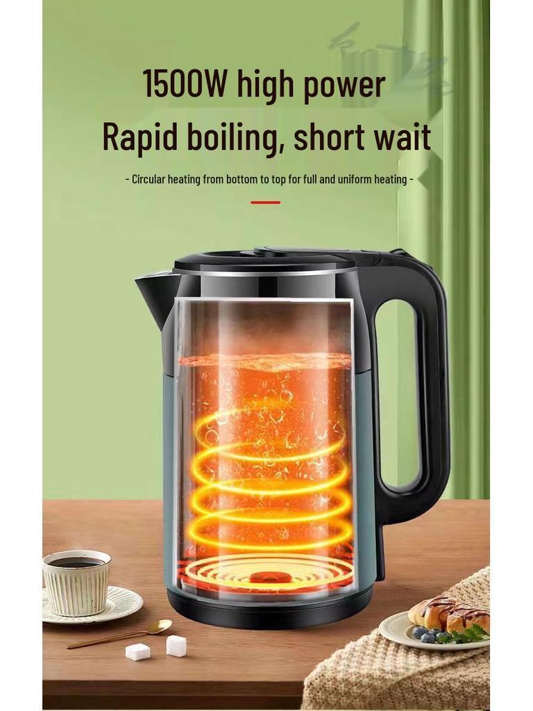 Elektrická konvice s velkým objemem, automatickým vypínáním a ochranou proti chodu nasucho