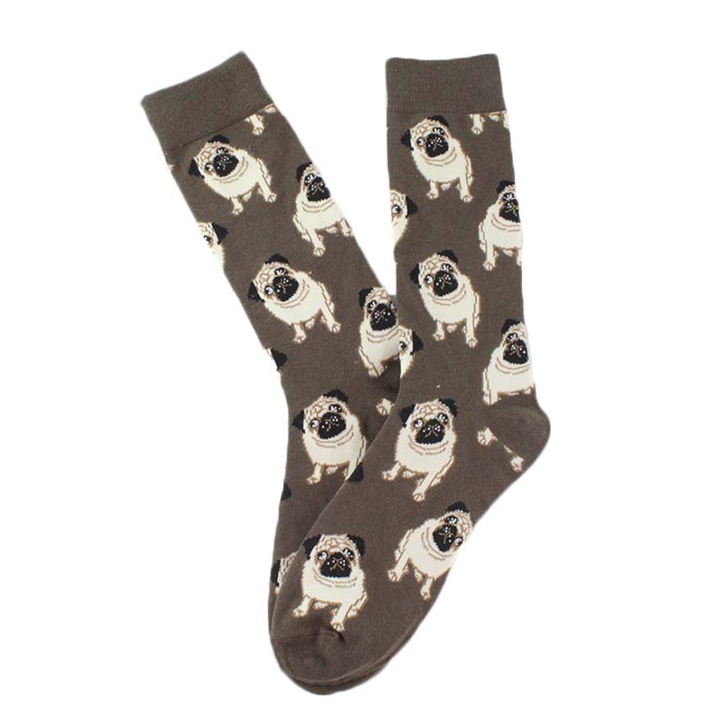 Happy Cool Harajuku Crew Mens Socks Hip Hop Street Big Size Funny Socks Men Skateboard Painting Calcetines Homme Divertidos Sox