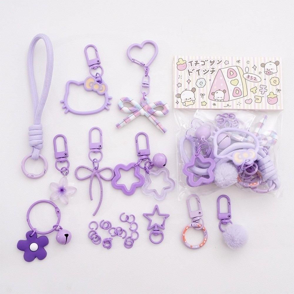 Spring Ring Metal Keychain Lobster Clasp Bead Bag Charm Fun DIY Fuse Beads For Bag Charm