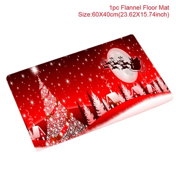 Christmas Door Mat Santa Claus Outdoor Carpet Merry Christmas Decorations for Home  Navidad Xmas Ornament New Year 2025